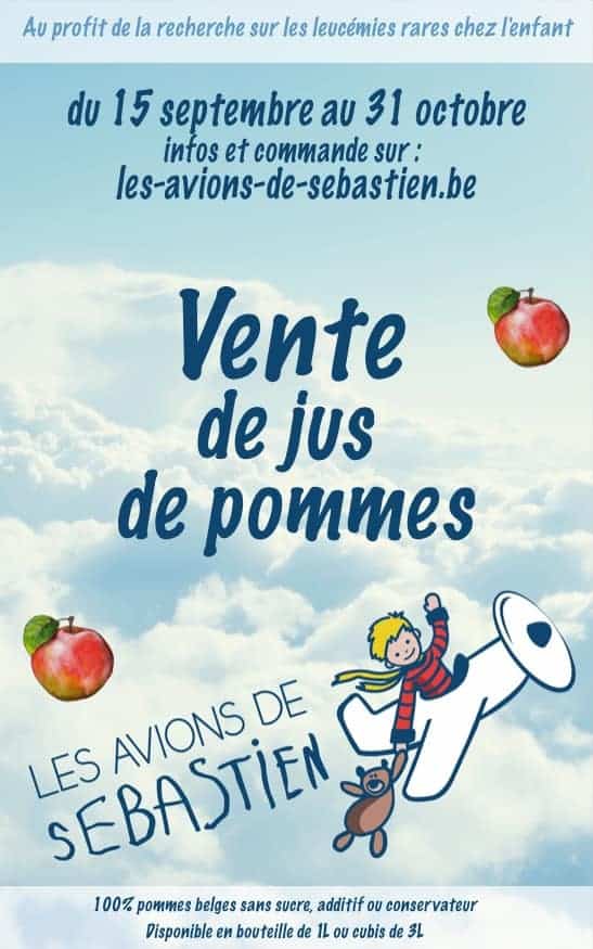Affiche Vente de jus de pommes